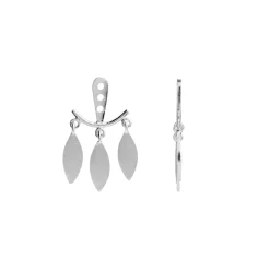 STINE A THREE LEAVES BEHIND ØRERING SØLV - 1158-00-S