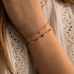 STINE A TOUT PETIT ILE DE L'AMOUR ARMBÅND SØLV FORGYLDT - 3184-02-OS