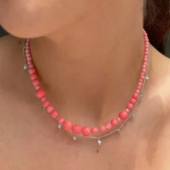 STINE A TOUT PETIT L'AMOUR SØLV HALSKÆDE - 2030-00-OS