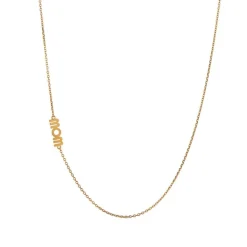 STINE A WOW MOM HALSKÆDE SØLV FORGYLDT - 2054-02-OS