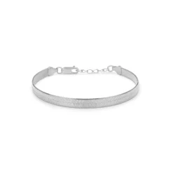 STUDIO Z COBRA HERRINGBONE ARMBÅND SØLV - 7150318