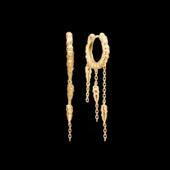 STUDIO Z ICICLE ØRERINGE FORGYLDT - 7210937