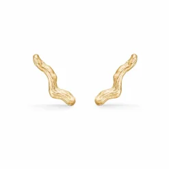 STUDIO Z ØRERINGE TANGLED SØLV FORGYLDT - 7210814