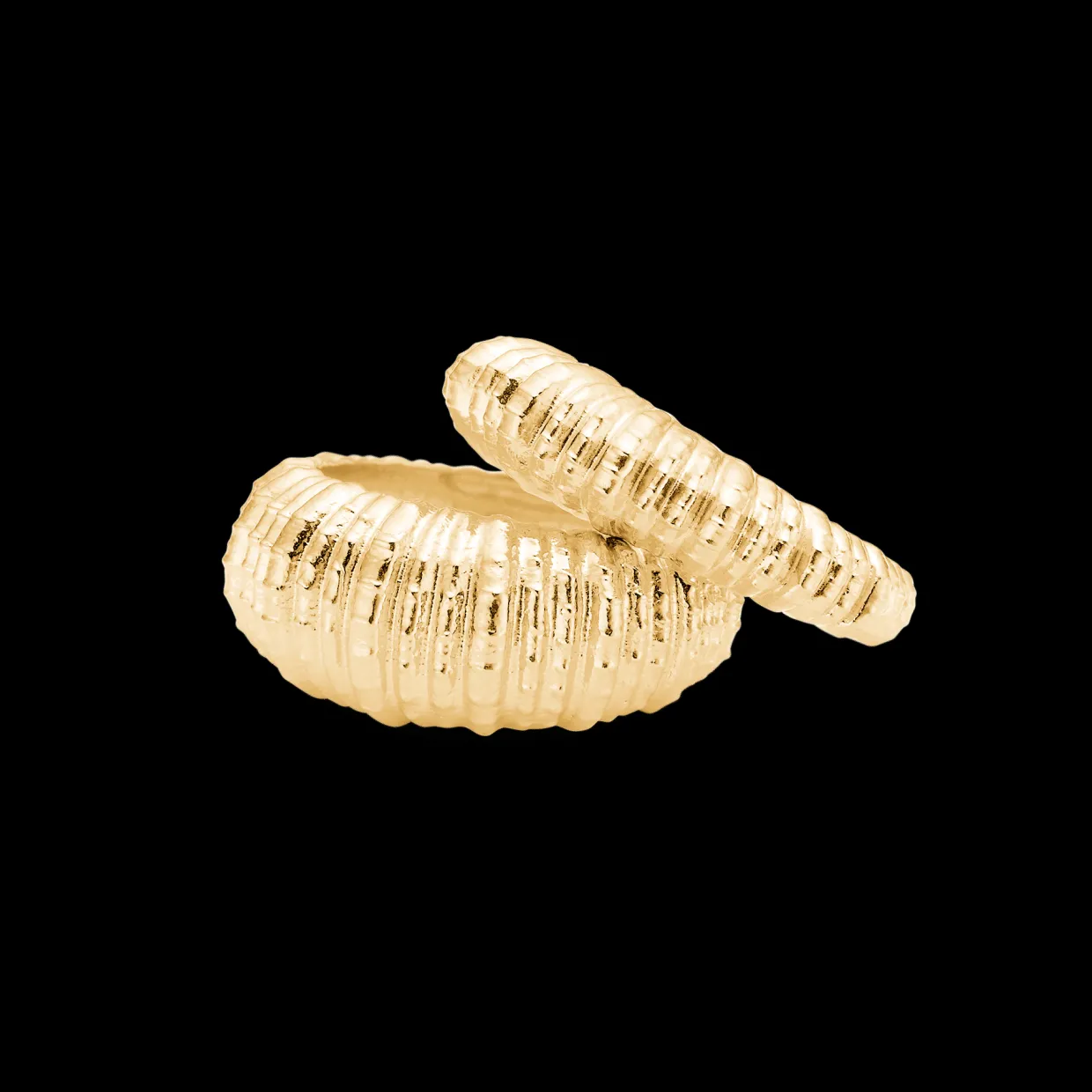 STUDIO Z SEASHELL SECRETS SØLV FORGYLDT RING - 7240907