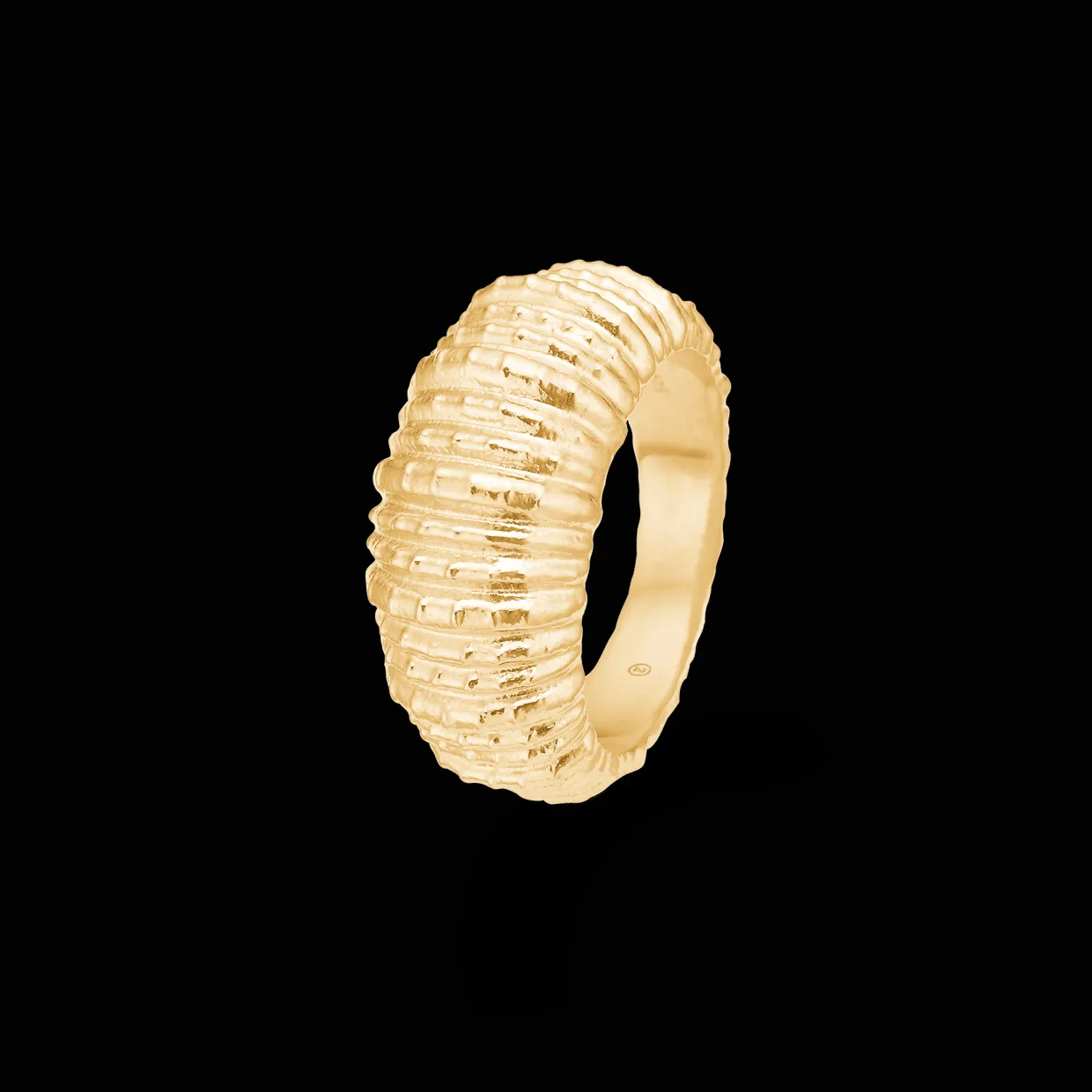 STUDIO Z SEASHELL SECRETS SØLV FORGYLDT RING -7240908