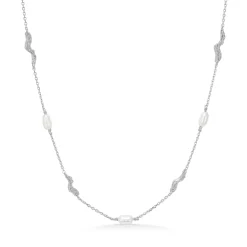 STUDIO Z TANGLED HALSKÆDE SØLV - 7123825