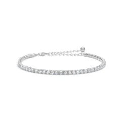 STUDIO Z TENNIS ARMBÅND SØLV MED STEN - 7157098