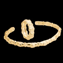 STUDIO Z URCHAIN ELEGANCE SØLV FORGYLDT ARMBÅND - 7260915