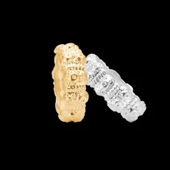 STUDIO Z URCHIN ELEGANCE SØLV FORGYLDT RING - 7240915