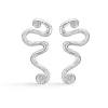 STUDIO Z WAVE SØLV ØRERINGE - 7110846