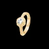 STUDIO Z WILD CLIFF SØLV FORGYLDT RING LYS ZIRKON - 7247910