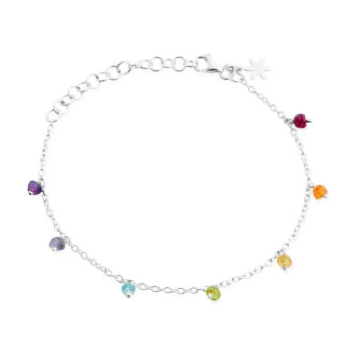 SUSANNE FRIIS BJØRNER ARMBÅND MULTIFARVET ÆDELSTEN -1868-1-20-556