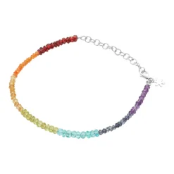 SUSANNE FRIIS BJØRNER ARMBÅND SØLV FARVEDE STEN - 1862-1-556