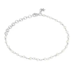 SUSANNE FRIIS BJØRNER ARMBÅND SØLV PERLR 3-4MM - 1433-1-900