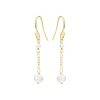 SUSANNE FRIIS BJØRNER ØREHÆNGER SØLV FORGYLDT FIGARO MED FERSKVANDSPERLER - 5668-2-900