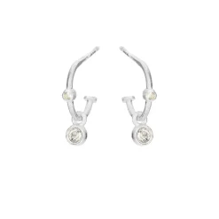 SUSANNE FRIIS BJØRNER ØRERINGE SØLV - 5202-1-10
