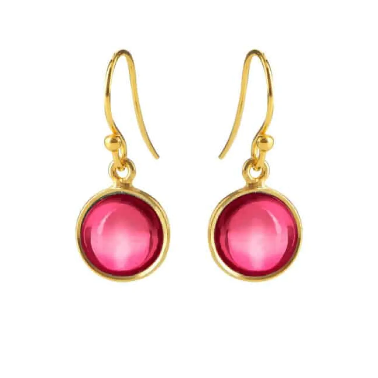 SUSANNE FRIIS BJØRNER ØRERINGE SØLV FORGYLDT - 5521-2-183