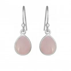SUSANNE FRIIS BJØRNER ØRERINGE SØLV LYSERØD - 5249-1-112