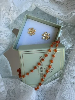 SUSANNE FRIIS BJØRNER ØRERINGE BLOMST - 5706-2-999