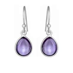 SUSANNE FRIIS BJØRNER ØRERING SØLV MED AMETHYST - 5249-1-118