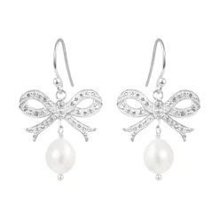 SUSANNE FRIIS BJØRNER SLØJFE ØRERINGE SØLV - 5067-1-900