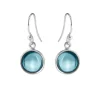 SUSANNE FRIIS BJØRNER SØLV ØRERINGE LONDON BLUE KRYSTAL -5521-1-174