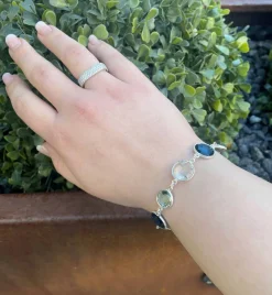 SUSANNE FRIIS BJØRNER SØLV ARMBÅND MED KVARTS- 1394-1-520