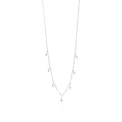 SUSANNE FRIIS BJØRNER SØLV HALSKÆDE PERLE 40-45 CM - 1868-1-45-900