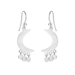 SUSANNE FRIIS BJØRNER SØLVØRERINGE HALVMÅNE - 5653-1