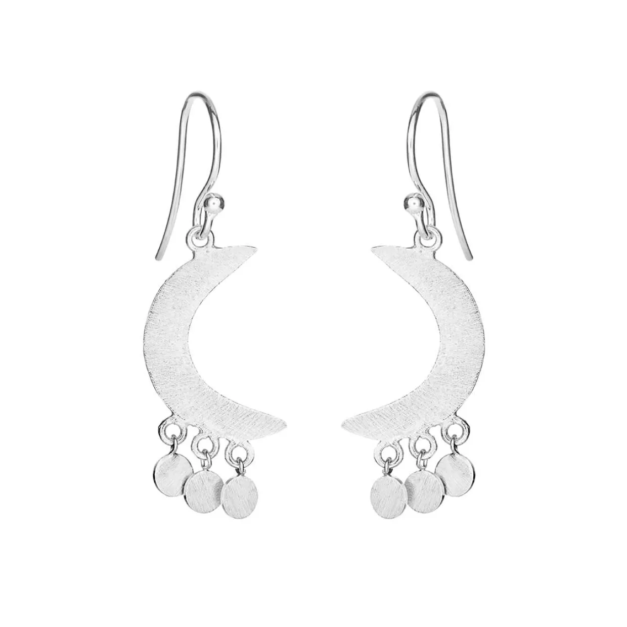 SUSANNE FRIIS BJØRNER SØLVØRERINGE HALVMÅNE - 5653-1