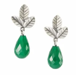 TROLLBEADS BLADE AF SINDSRO ØRERINGE SØLV - TAGEA-00131