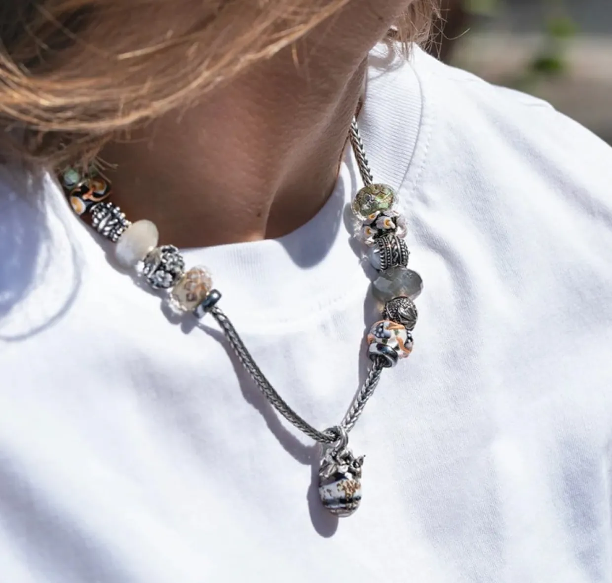 TROLLBEADS BLOMSTER DAGGRY GLASKUGLE - TGLBE-30145