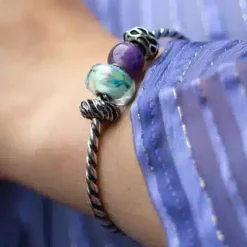 TROLLBEADS FANTASI REGNBUETULIPAN GLAS - TGLBE-20439