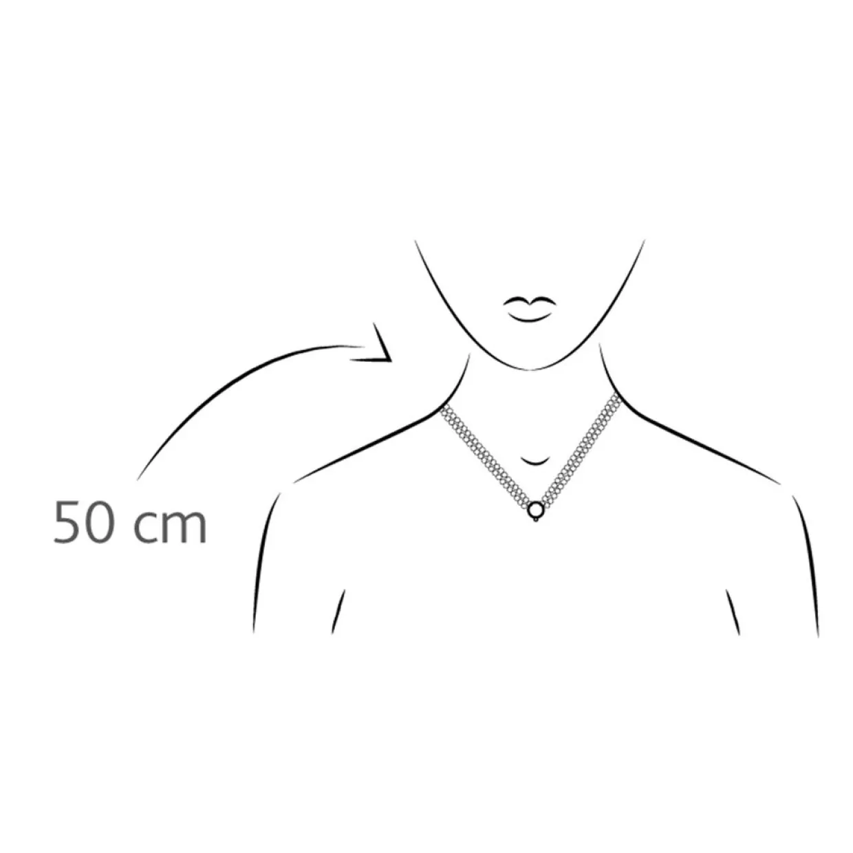 TROLLBEADS FANTASIKÆDE MED FORVANDLING 90CM – TAGFA-00043