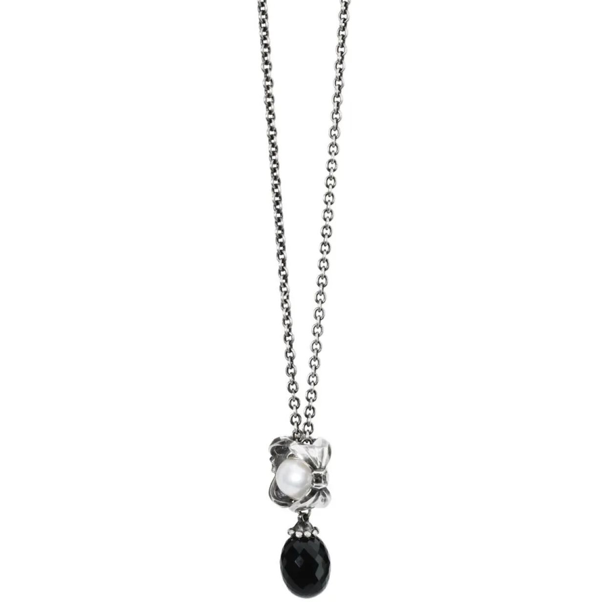 TROLLBEADS FANTASIKÆDE MED SORT ONYX 90CM - TAGFA-00004