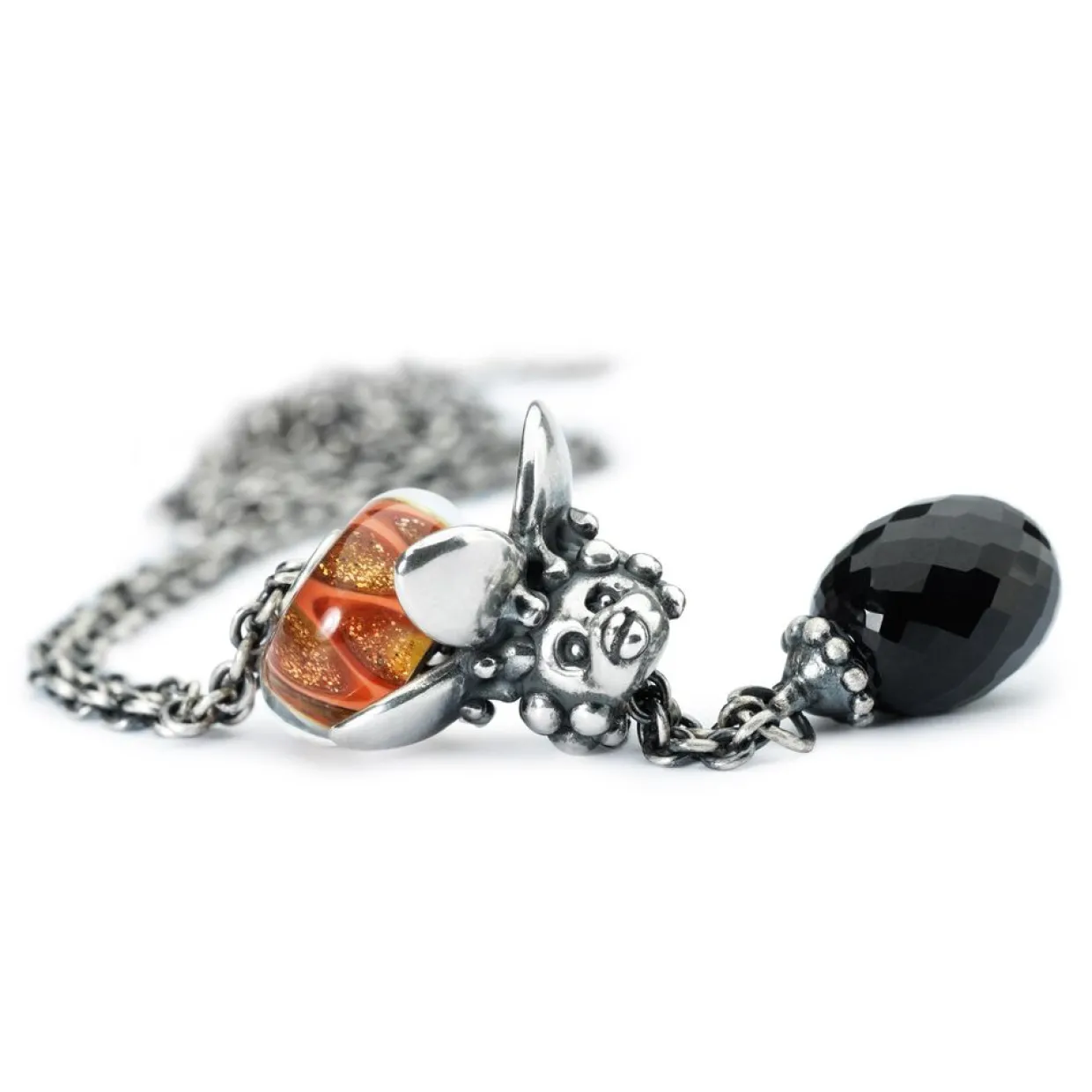 TROLLBEADS FANTASIKÆDE MED SORT ONYX 90CM - TAGFA-00004