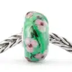 TROLLBEADS FORTRYLLET ROSENHAVE GLASKUGLE - TGLBE-20367
