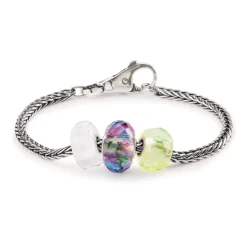 TROLLBEADS GLAS KUGLE 'LAG AF INTUITION OG VISDOM' - TGLBE-30113