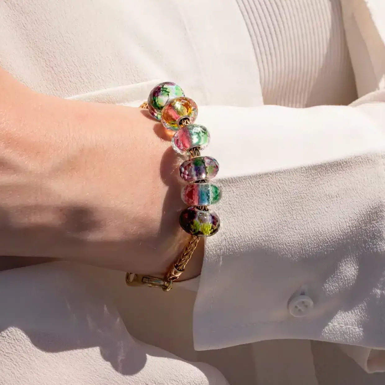 TROLLBEADS GLAS KUGLE 'LAG AF EUFORI OG STILHED' - TGLBE-30109