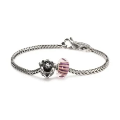 TROLLBEADS GLASKUGLE STJERNESTØV STRIBE - TGLBE-10425