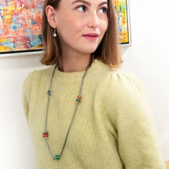 TROLLBEADS 'GRANAT FELDSPAT' STEN KUGLE - TSTBE-20040