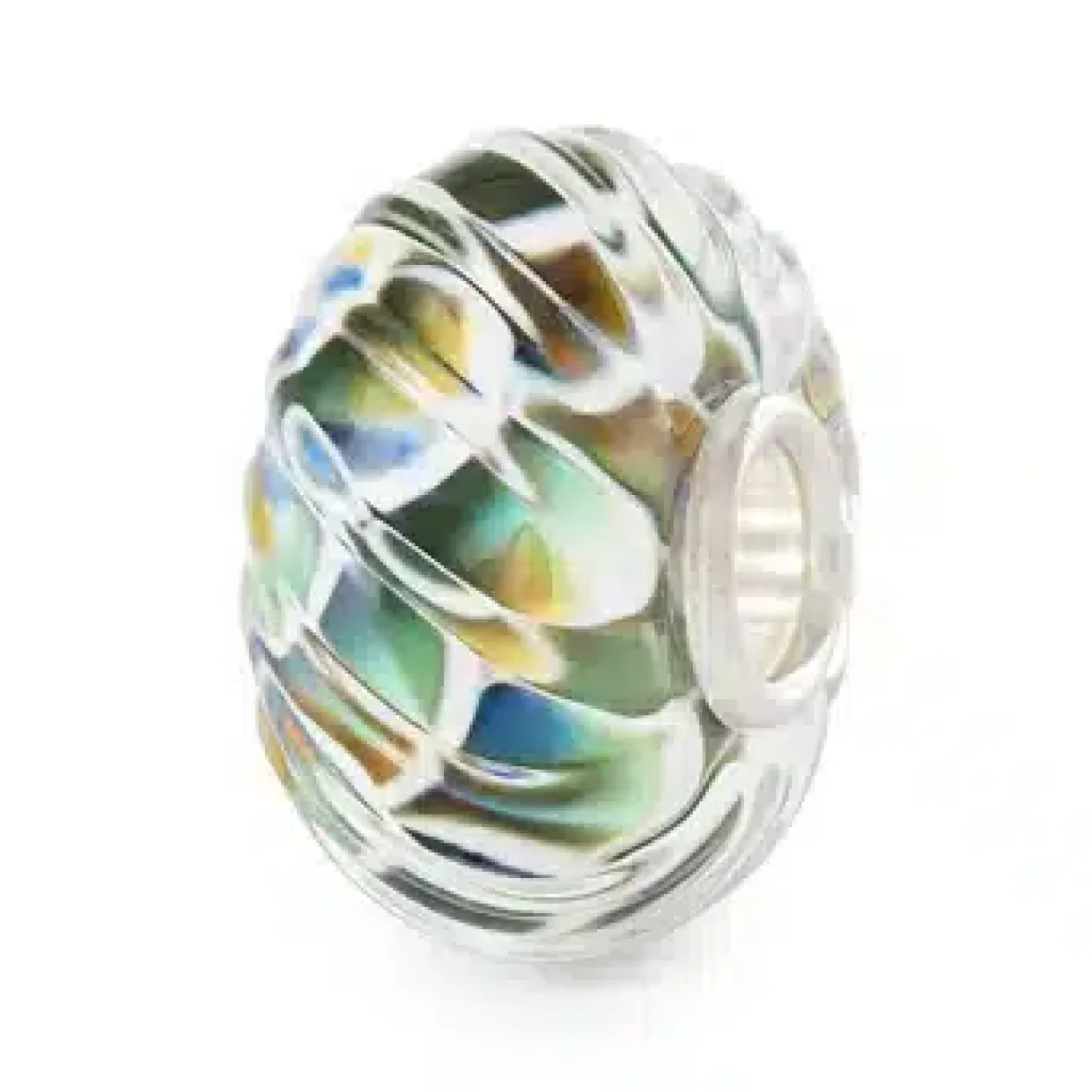 TROLLBEADS HAVFRUE I BØLGER GLASKUGLE - TGLBE-20437