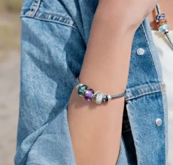 TROLLBEADS 'HØJE BØLGER' GLAS KUGLE - TGLBE-20331