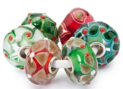 TROLLBEADS HOLLY JOLLY GLASKUGLE - TGLBE-00076
