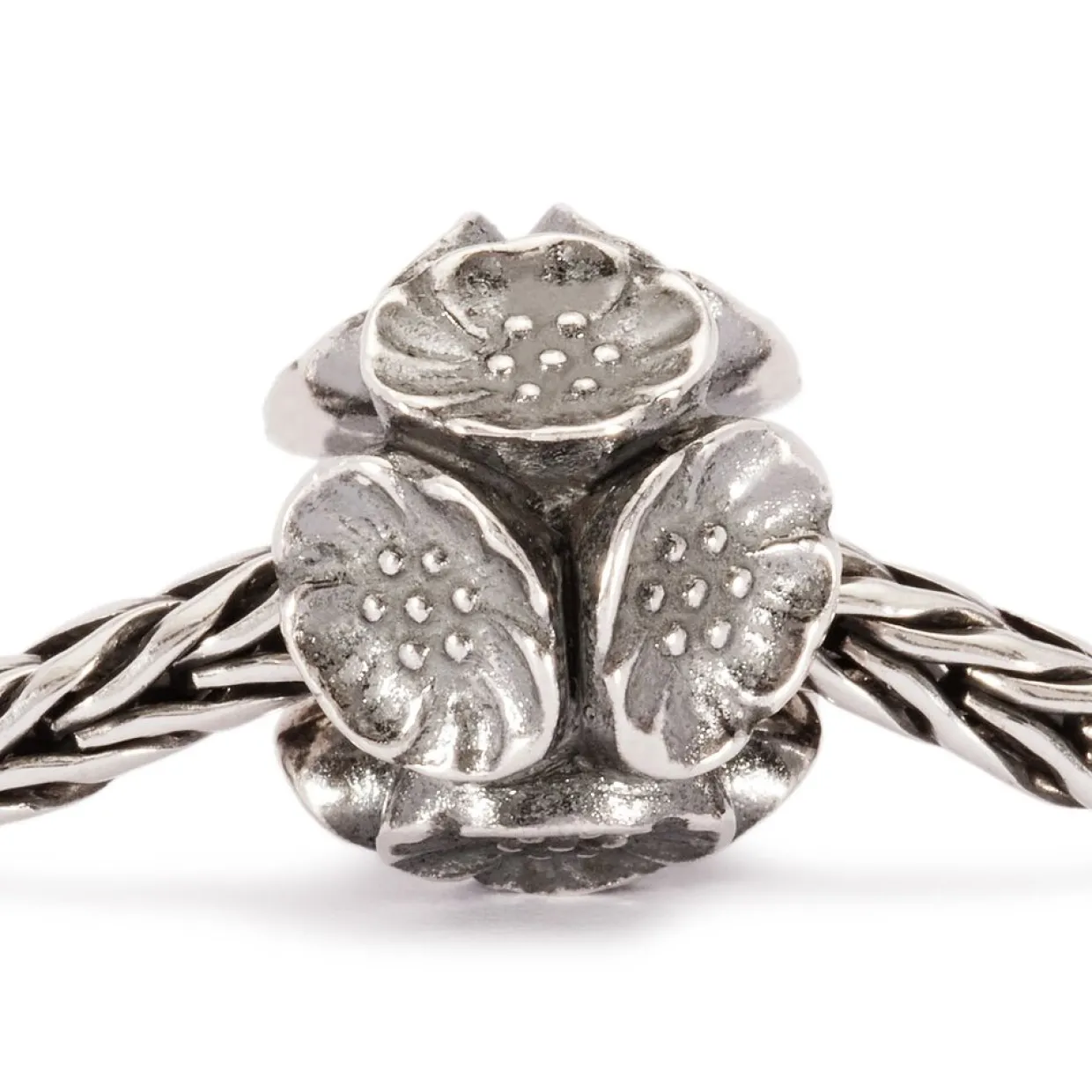 TROLLBEADS KIRSEBÆRBLOMST SØLV KUGLE - TAGBE-40012