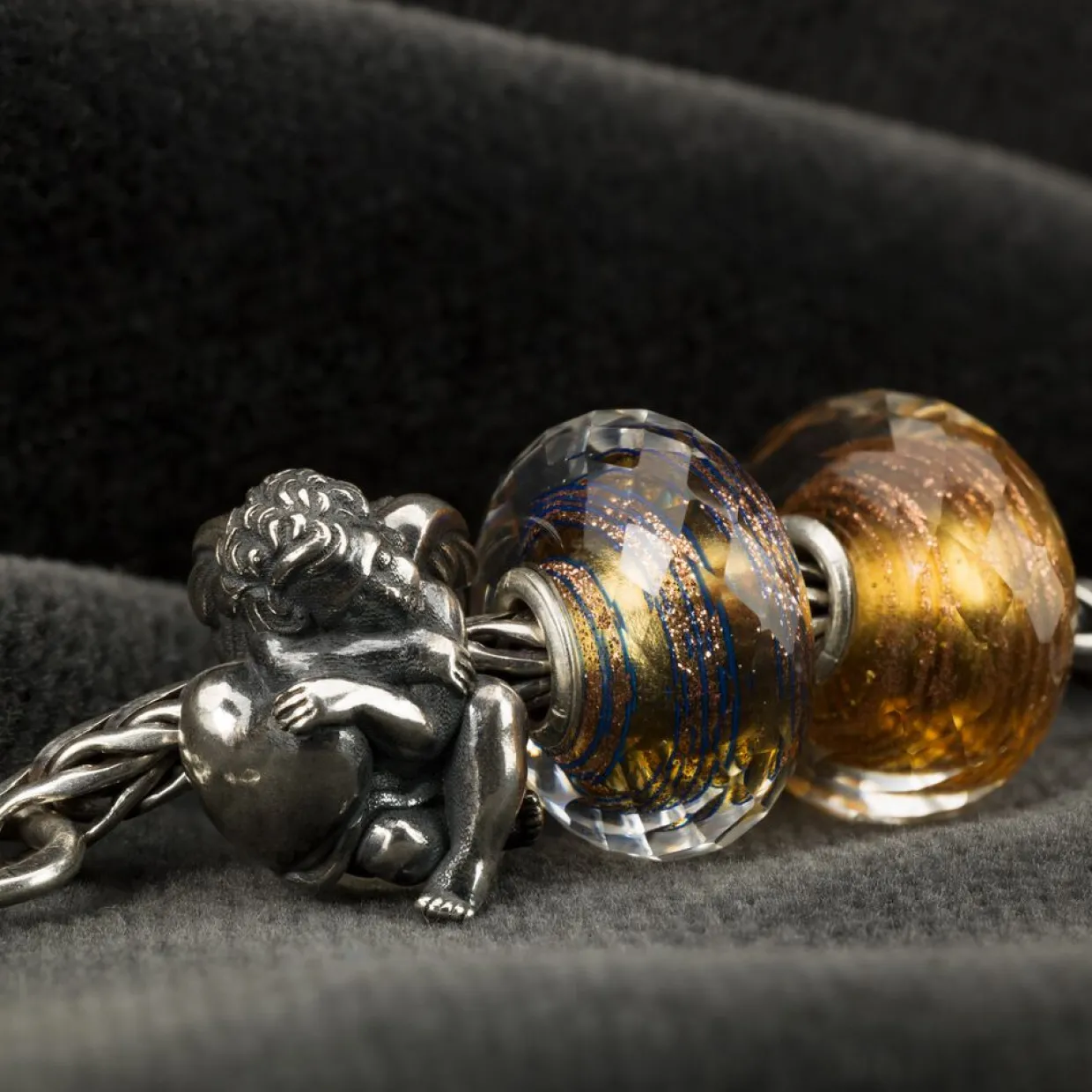 TROLLBEADS 'KÆRLIGHEDENS KERUB' LED SØLV - TAGBE-50042