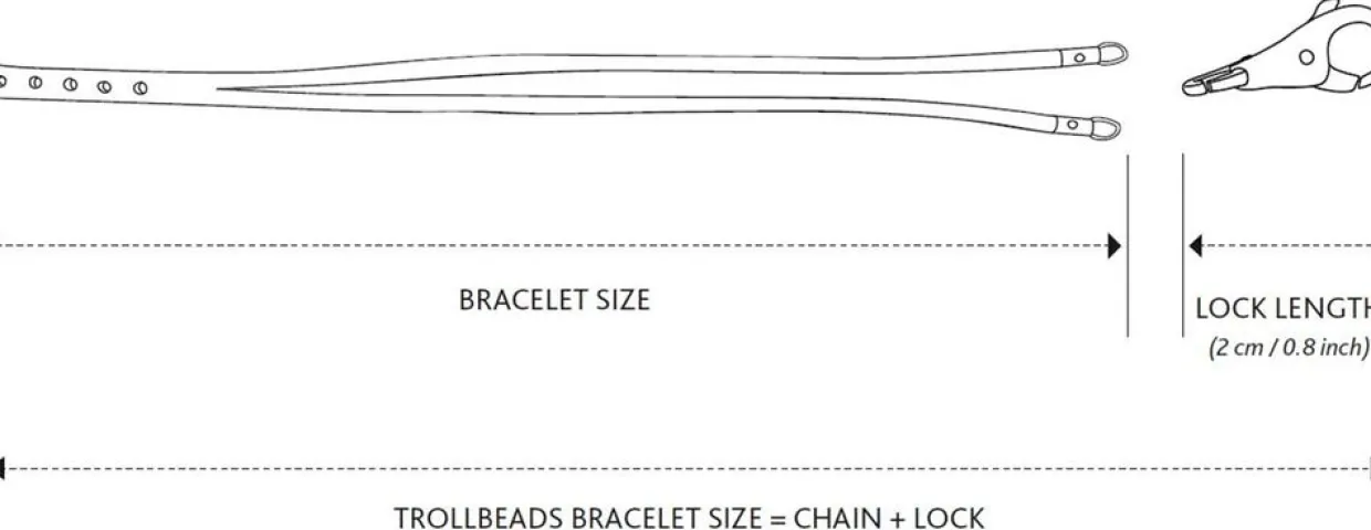TROLLBEADS LÆDERARMBÅND LYSEBLÅ/GRØN 36CM - TLEBR-00019