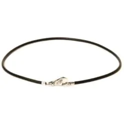 TROLLBEADS LÆDERKÆDE SORT U/LÅS 42 CM - TLENE-00003