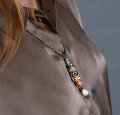 TROLLBEADS LEOPARDPLETTER GLASKUGLE - TGLBE-30106