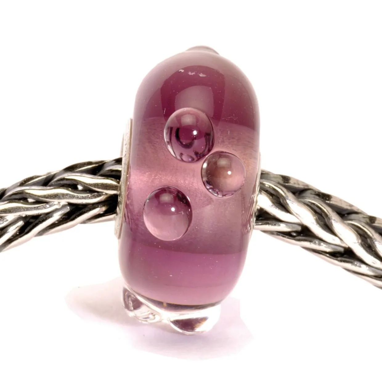 TROLLBEADS 'LILLA BLOMST KNOP' GLAS KUGLE - TGLBE-10040